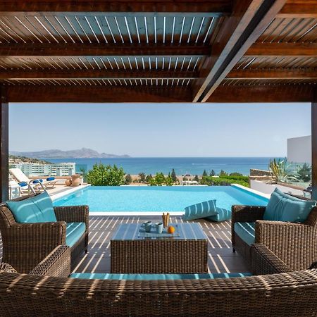 Villa Milena With Private Pool, Vlicha Beach Lindos Exterior photo