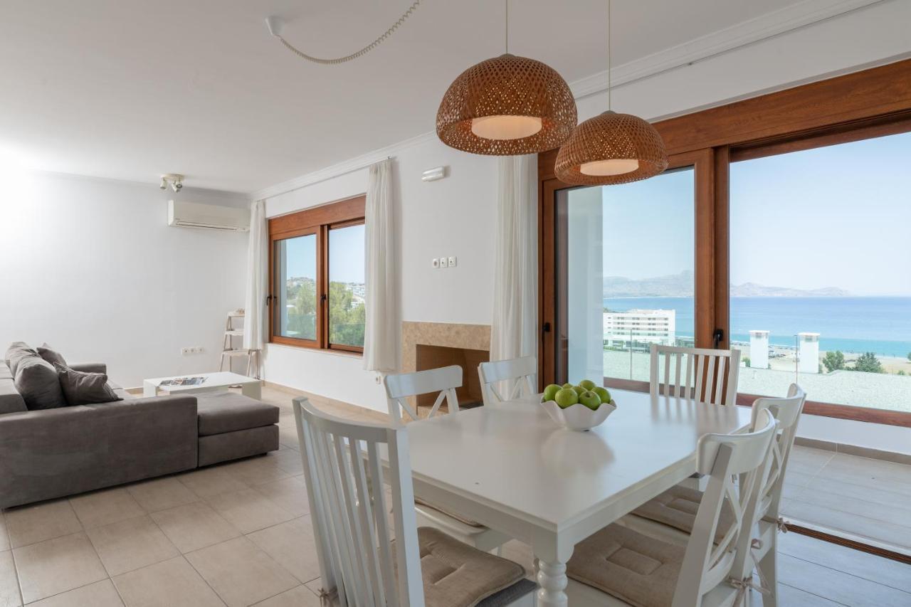 Villa Milena With Private Pool, Vlicha Beach Lindos Exterior photo