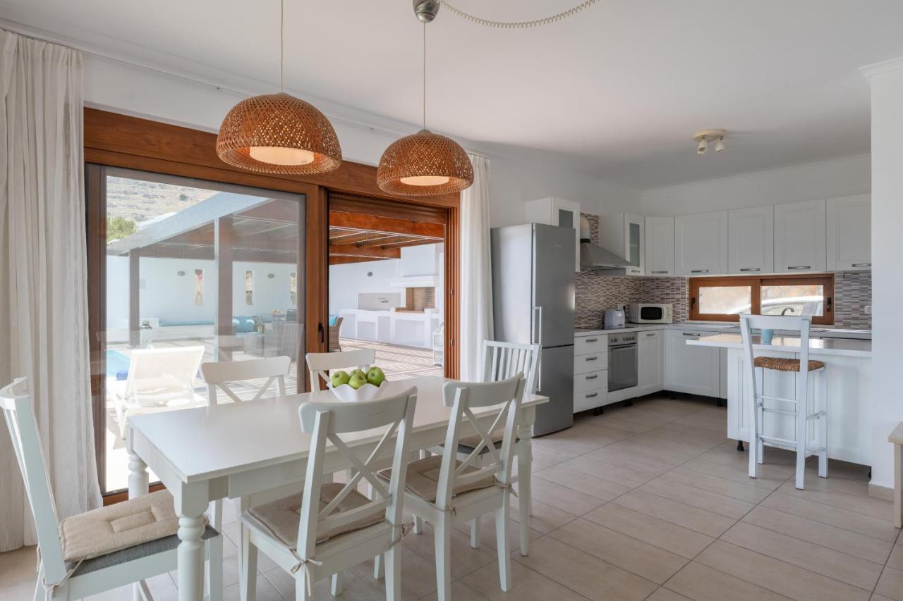 Villa Milena With Private Pool, Vlicha Beach Lindos Exterior photo